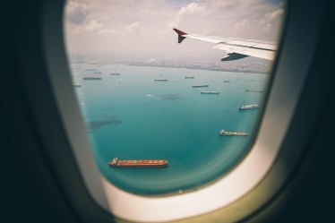 travel photo - airplane window